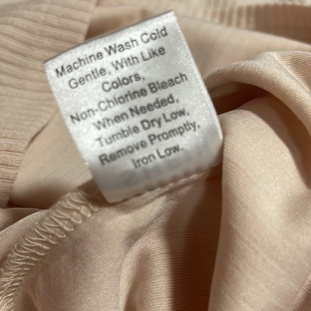 Half Zip Ribbed Knit Drop Shoulder Top - Picture 9 of 9